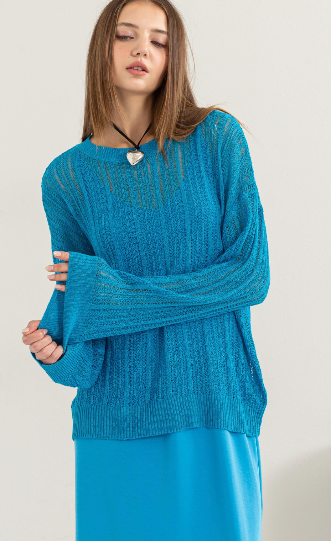 Blue hawaii sweater