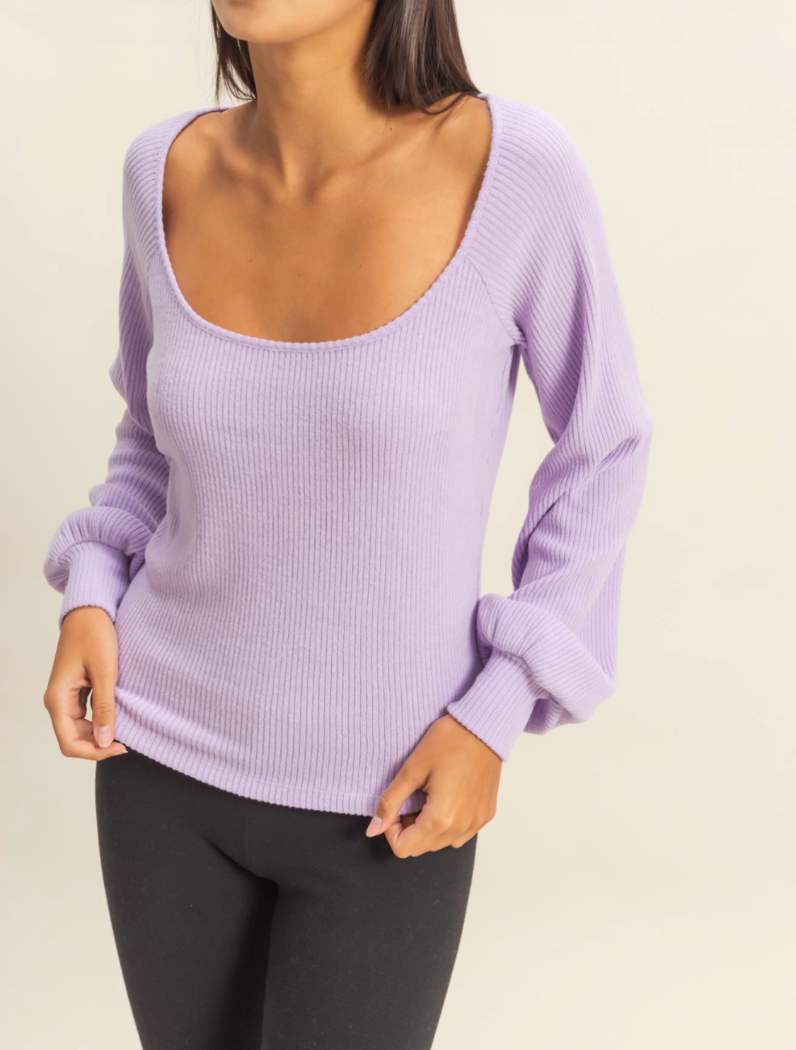 Lovely in Lilac sweater