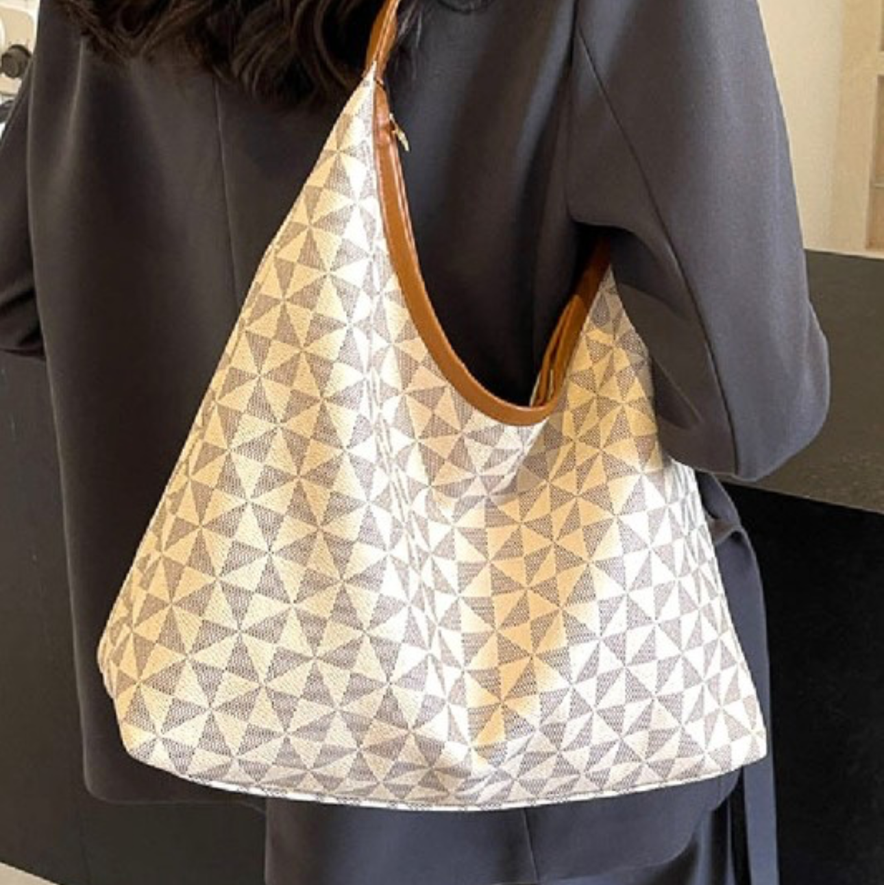 A little boho on the shoulder bag