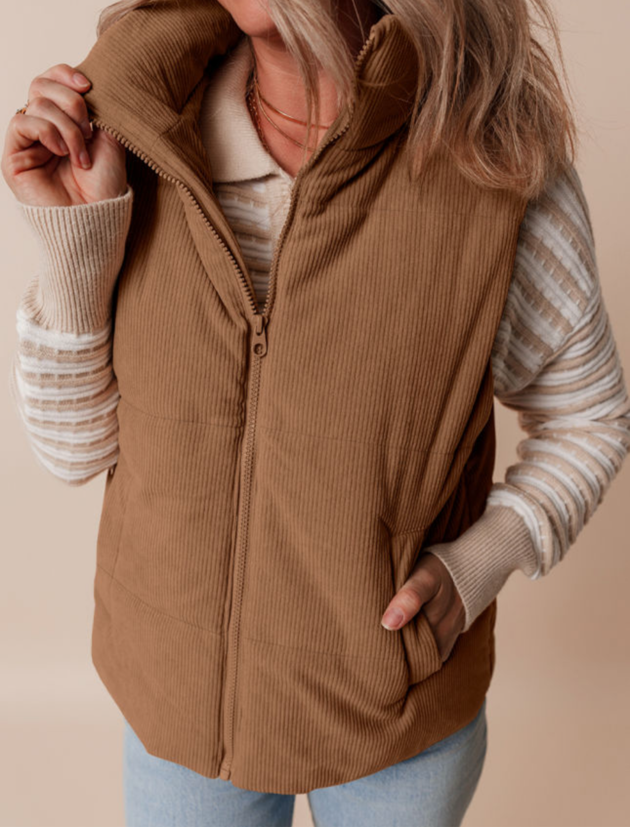 Coffee and Corduroy Vest