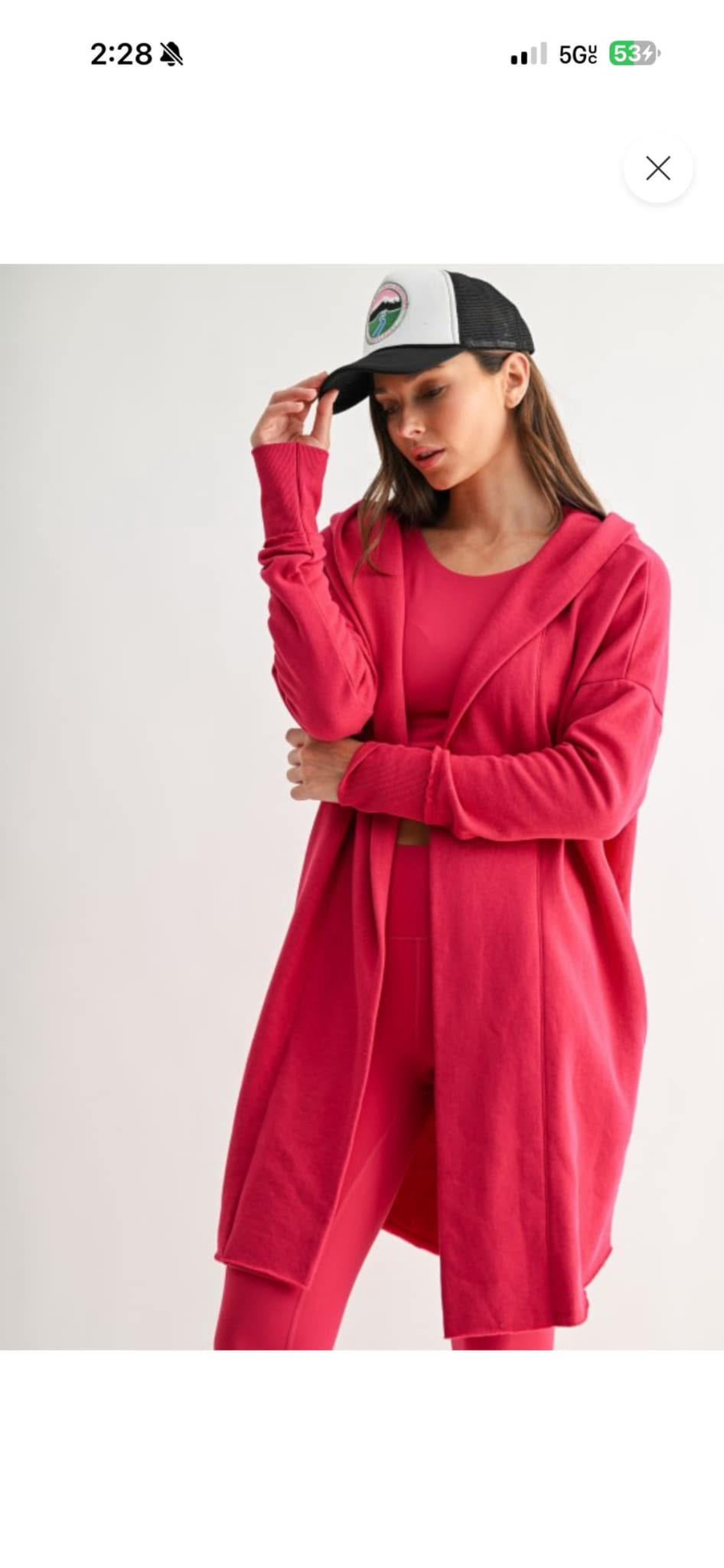 Open sweatshirt Cardigan