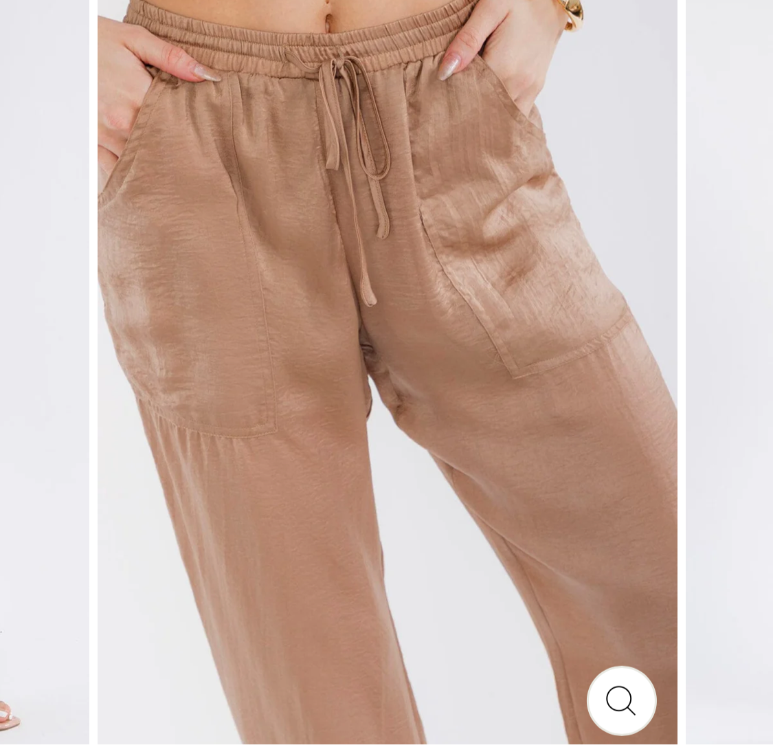 Satin joggers