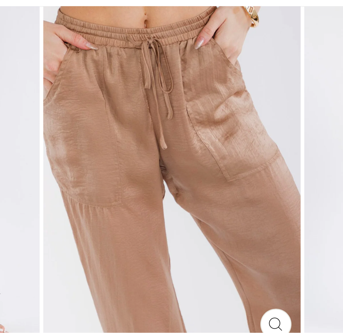 Satin joggers