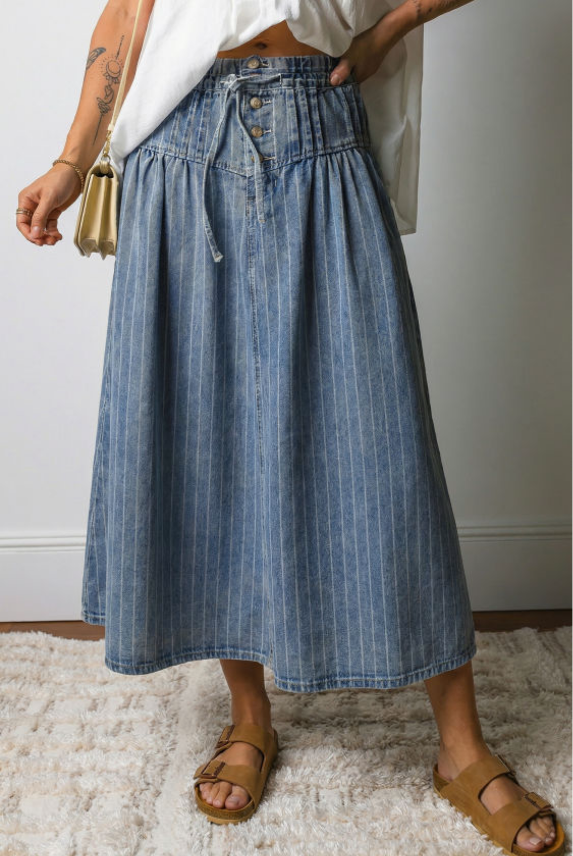 Daring Denim Skirt
