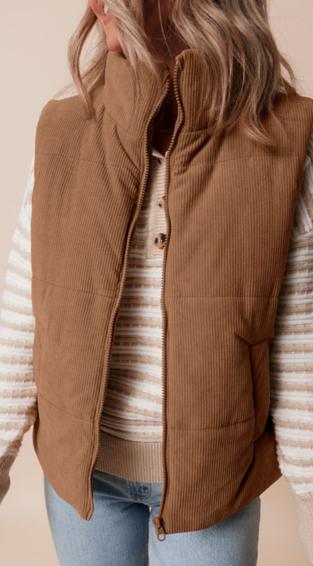 Coffee and Corduroy Vest
