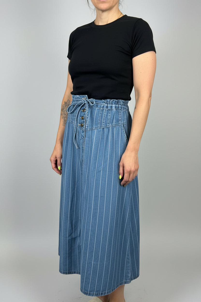 Daring Denim Skirt