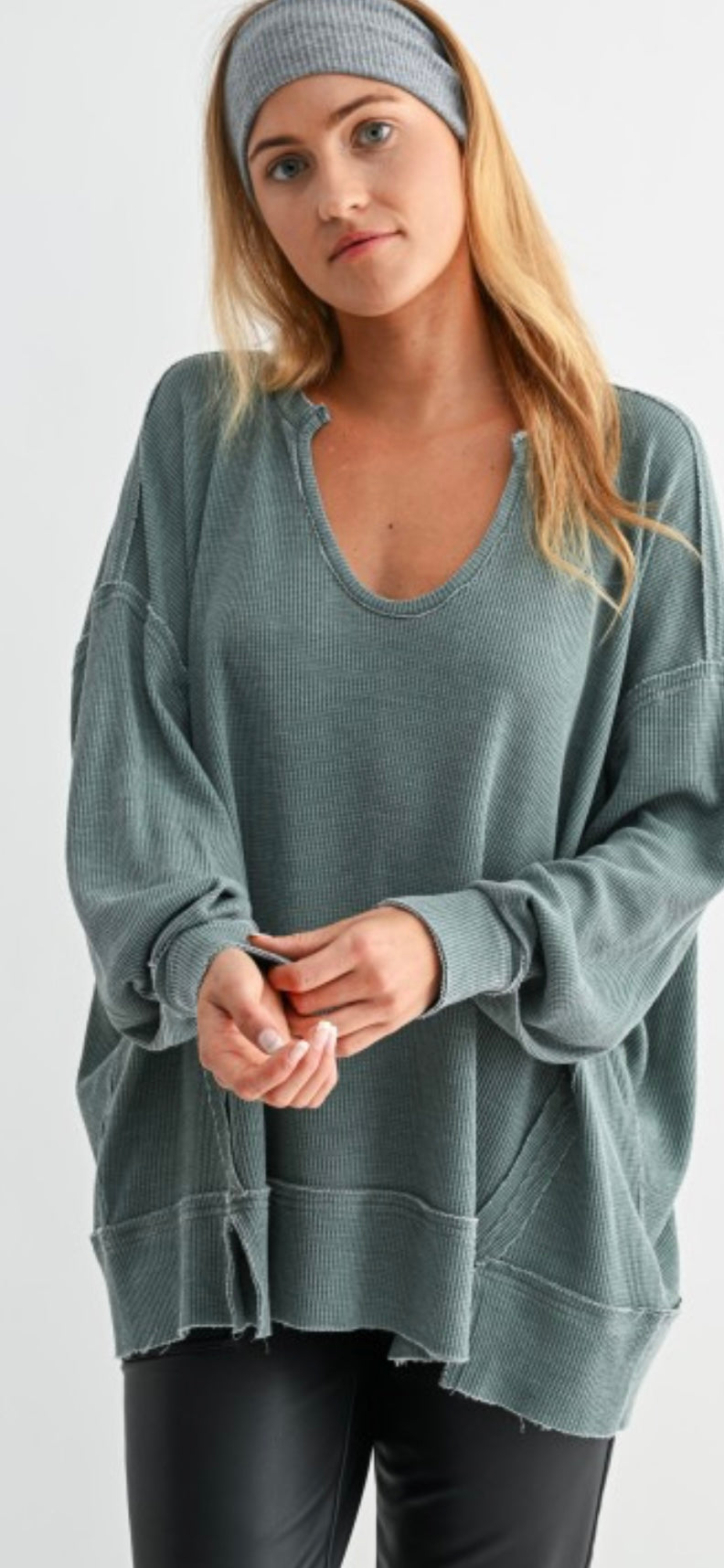 Waffles and pine shirt