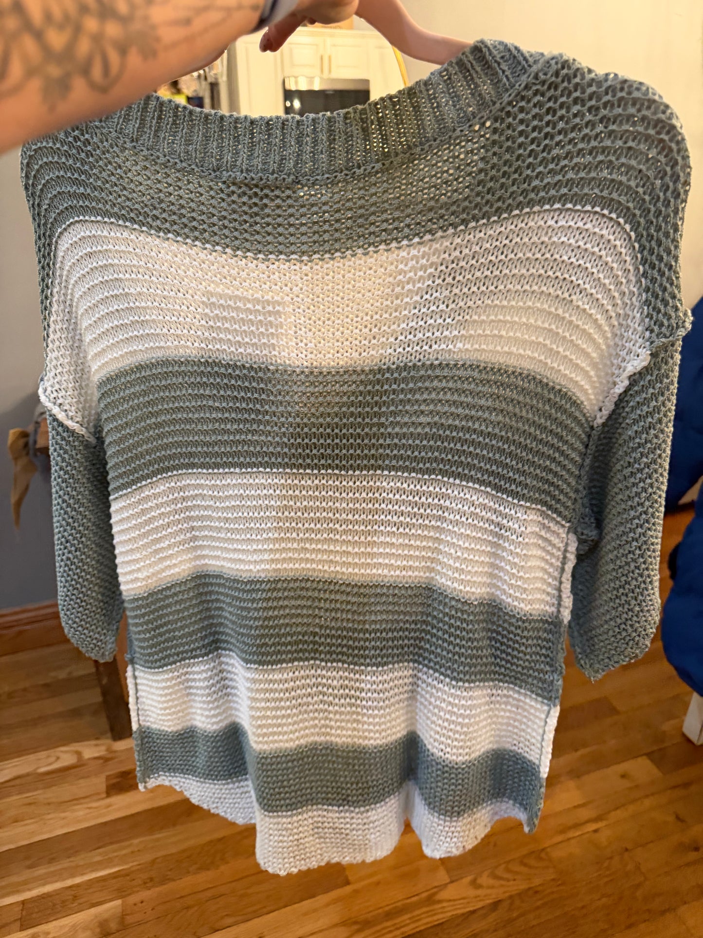 Sage all the way sweater