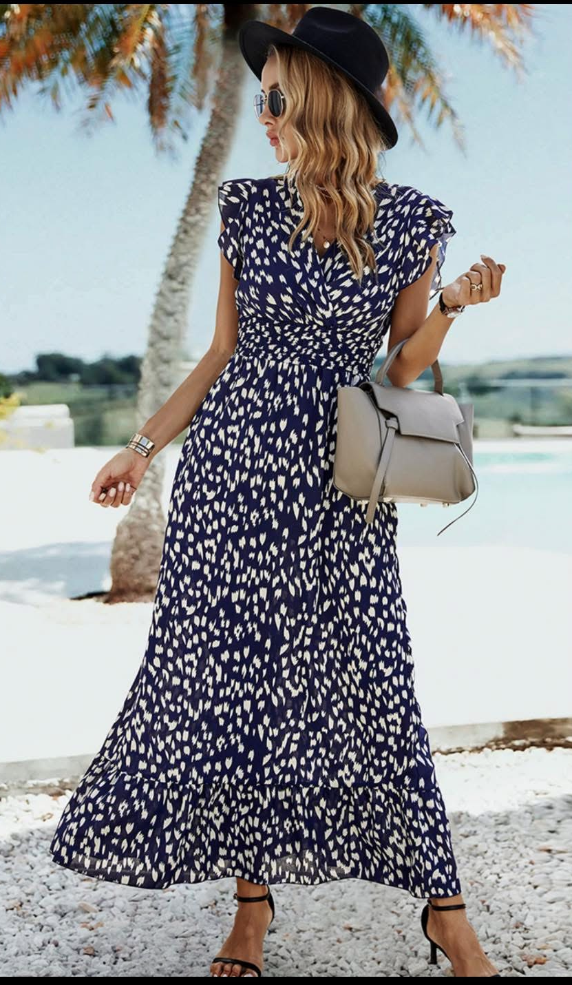 Navy all the way Maxi