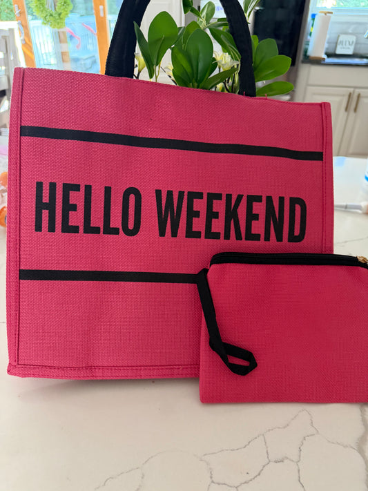 Oh Hello Weekend Tote