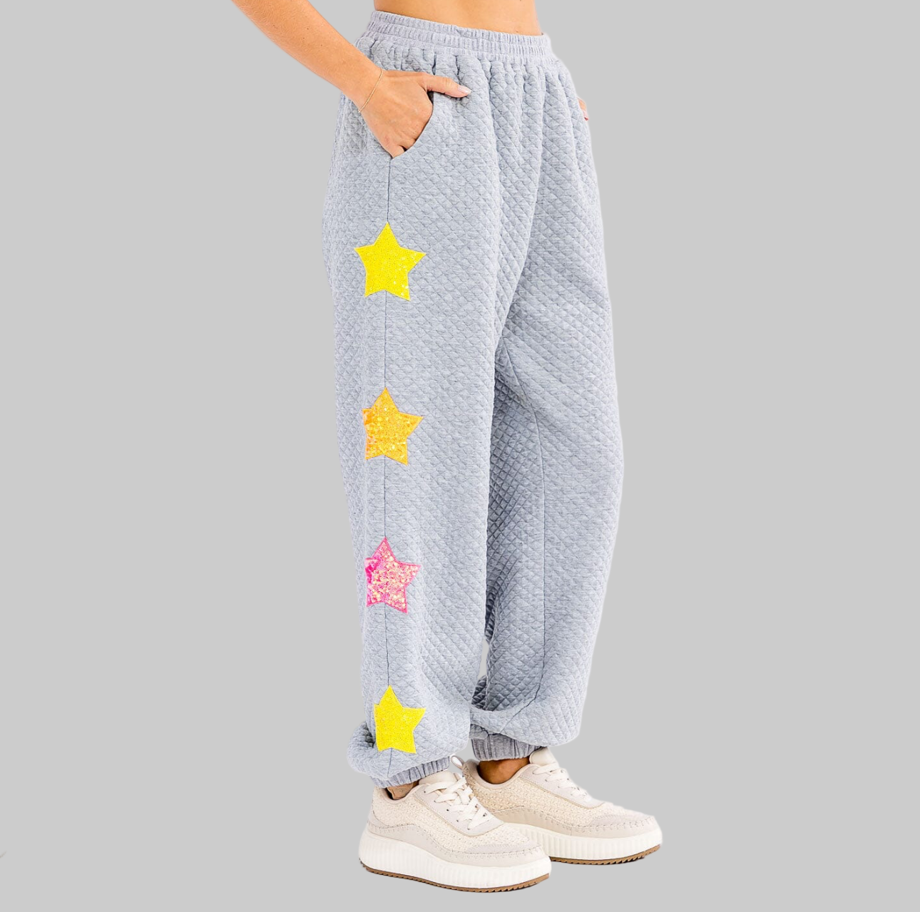 All that glitters star joggers by DE collection