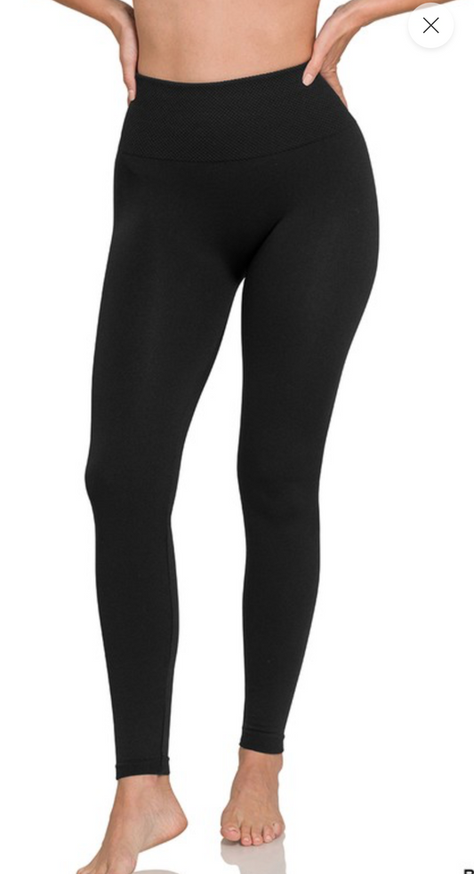 High Waist Fleece Leggings