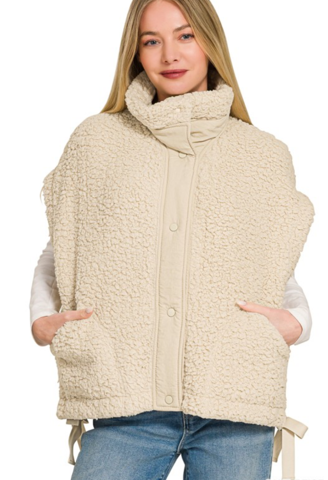 Oversized Fleece vest