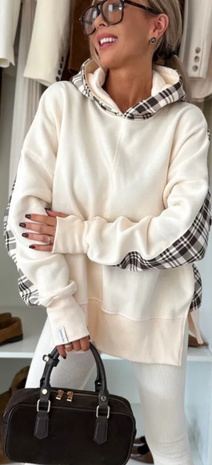 Plaid by Day Hoodie