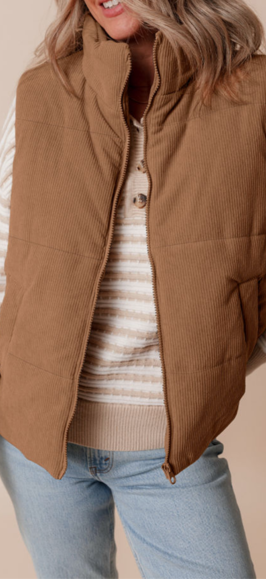 Coffee and Corduroy Vest