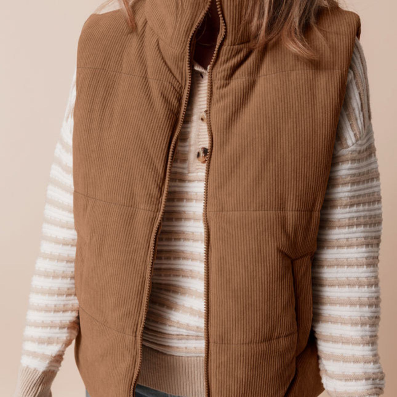 Coffee and Corduroy Vest